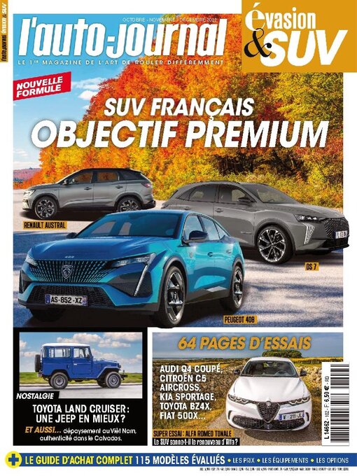 Title details for L'Auto-Journal 4x4  by Editions Mondadori Axel Springer (EMAS) - Available